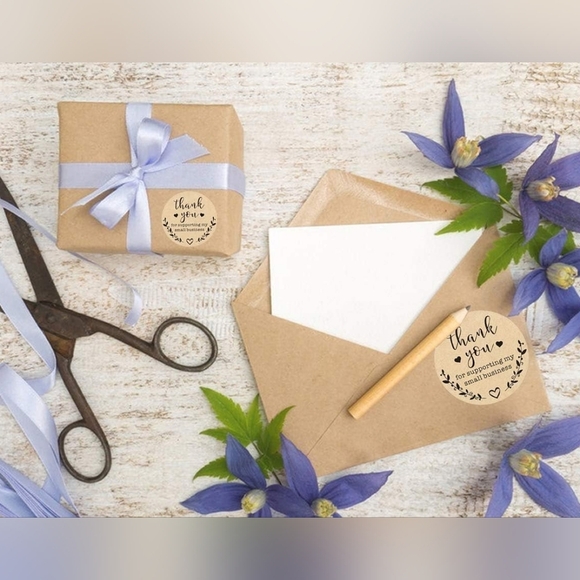 2” Thank 🖤You 🖤 For Supporting My Small Business Stickers•500 Pack - Picture 7 of 10